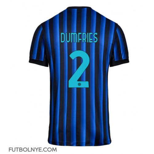 Camiseta Inter Milan Denzel Dumfries #2 Primera Equipación 2025-26 manga corta